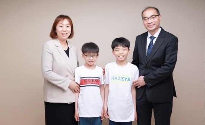 조민환 목사와 이상연 사모 가족